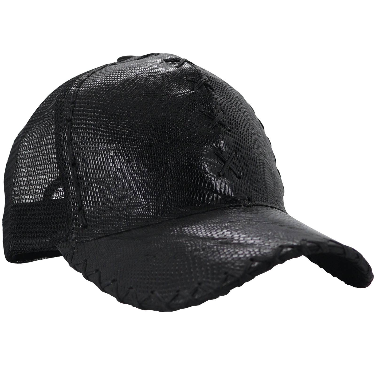 Gorra En Piel De Lizzar