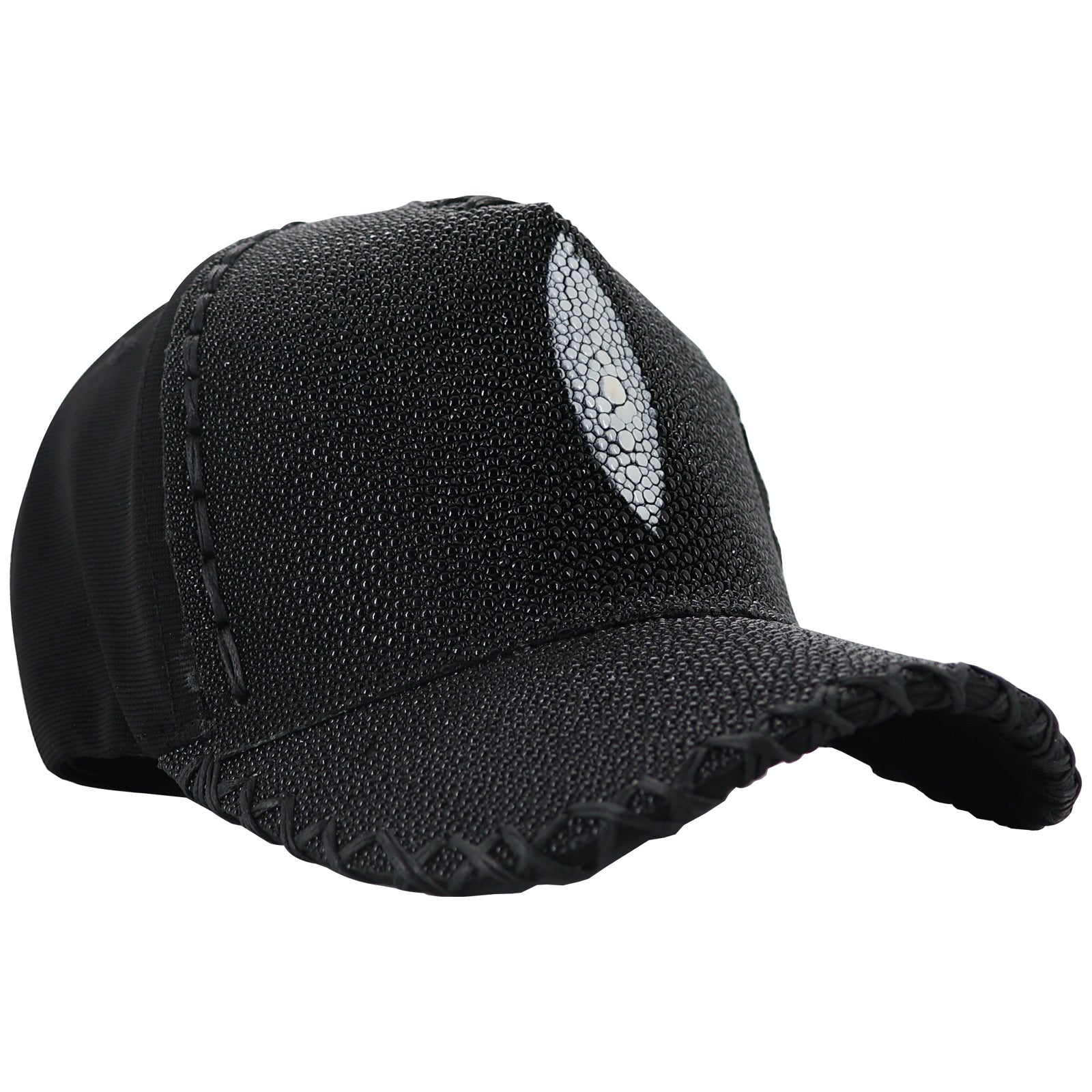 Gorra En Piel Mantarraya Macho