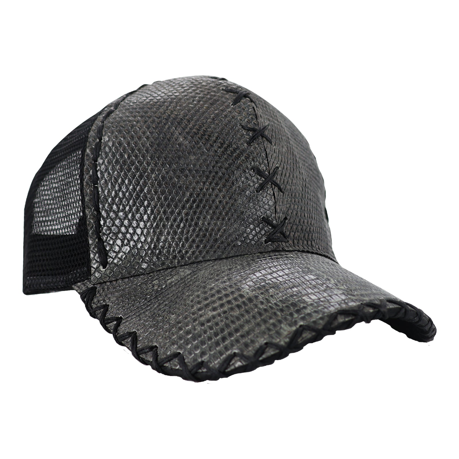 Gorra En Piel De Lizzar