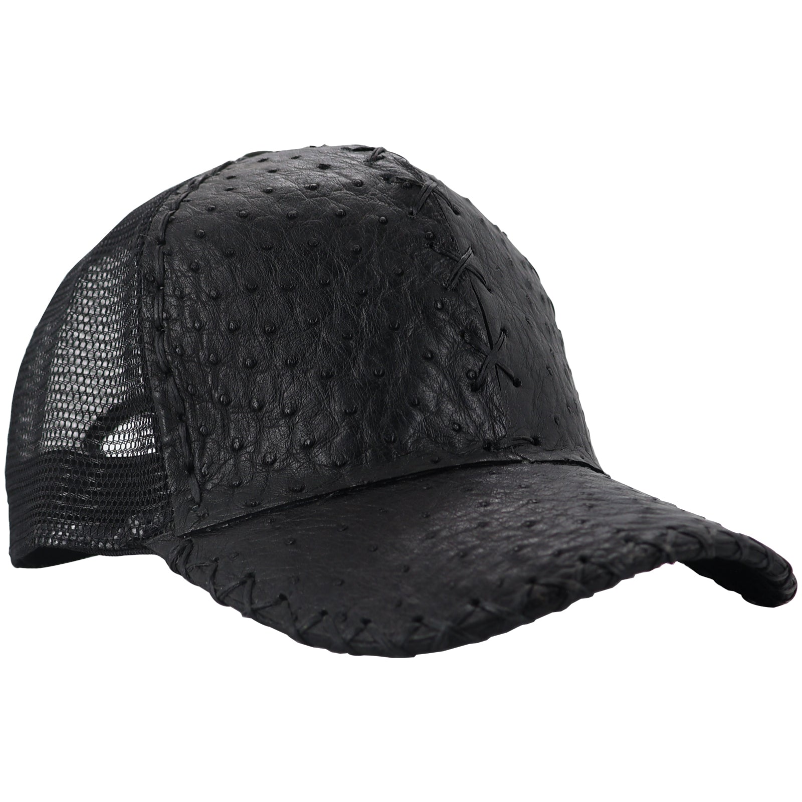 Gorra En Piel Avestruz