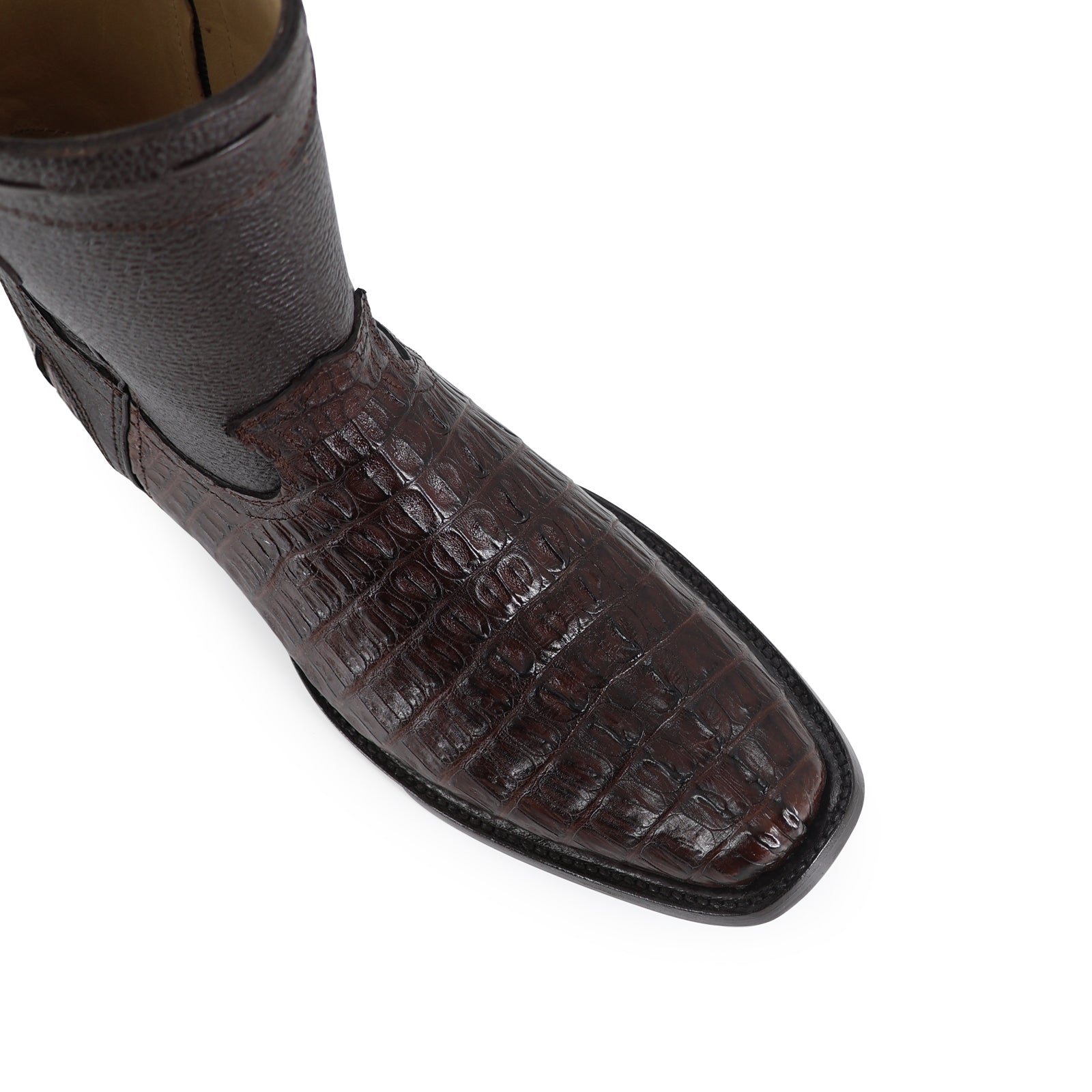 Botin Dylan En Piel De Cocodrilo