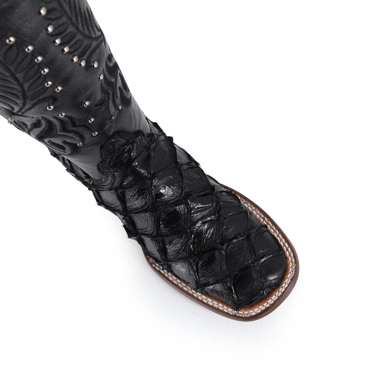 Bota vaquera para dama de piel Pescado modelo toscana