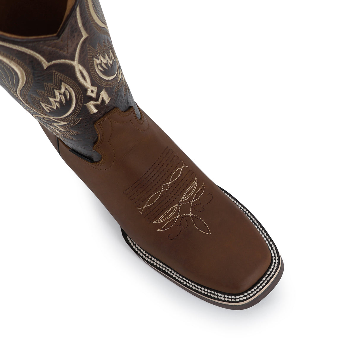 Bota Vaquera Hombre Rodeo Piel Res Suela PU