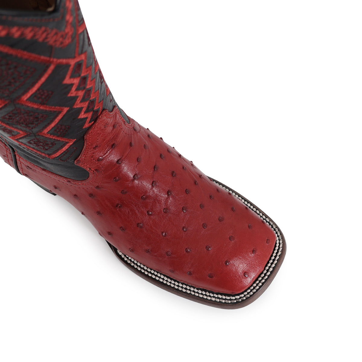 Bota Vaquera Bulldog Para Caballero Piel De Avestruz
