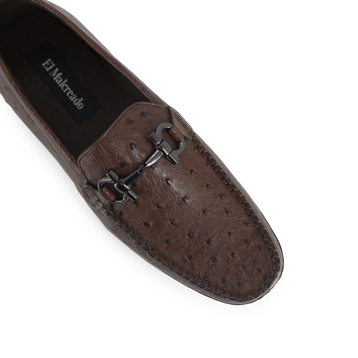 Zapato Glamour Para Hombre En Piel Avestruz