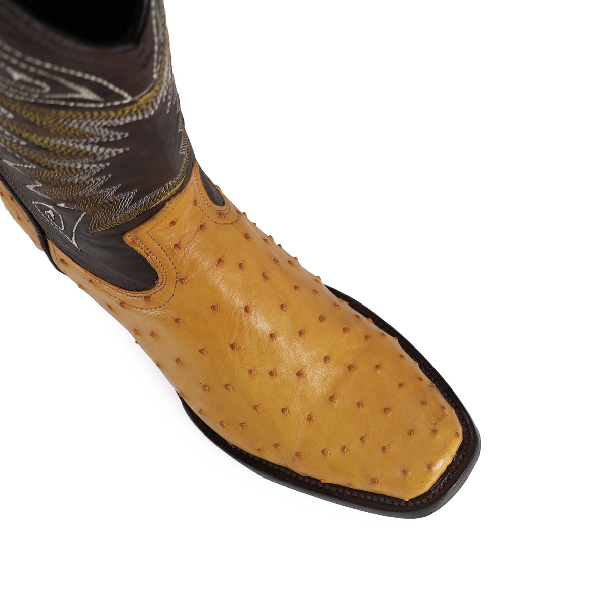 Bota Vaquera Dubai Para Caballero Piel De Avestruz