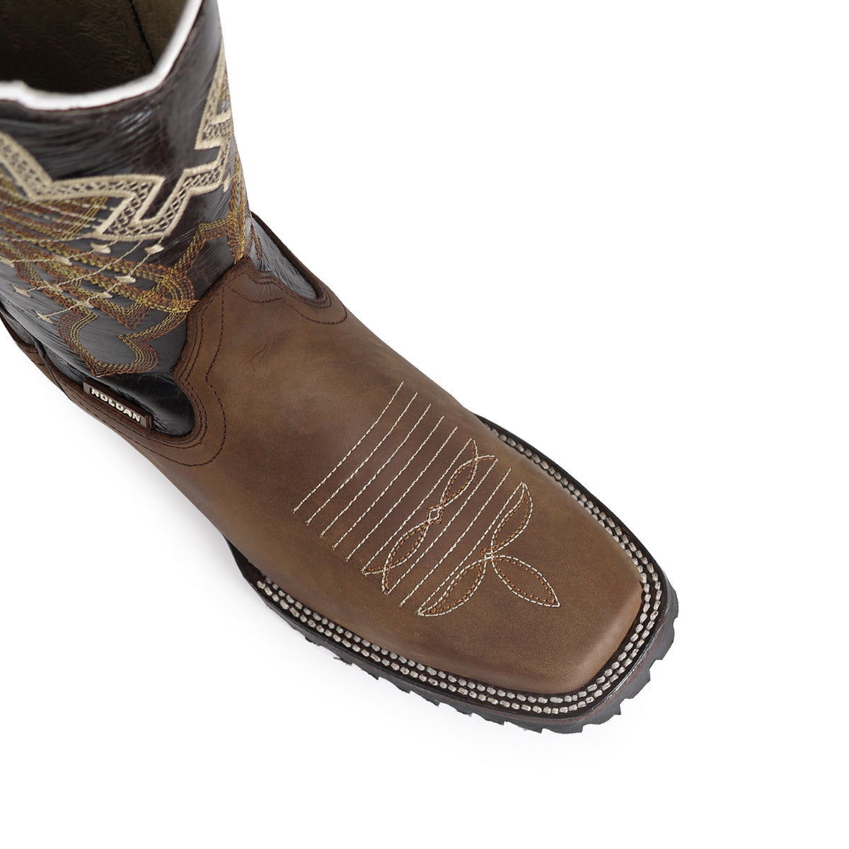 Bota Vaquera Rodeo Para Caballero Piel Crazy Suela Truck