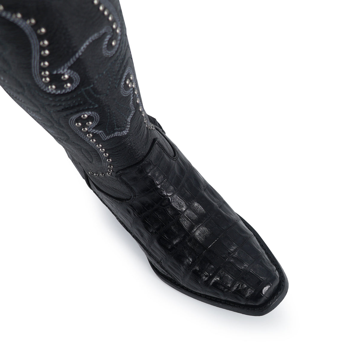 Bota vaquera para dama de piel caiman modelo Liberty