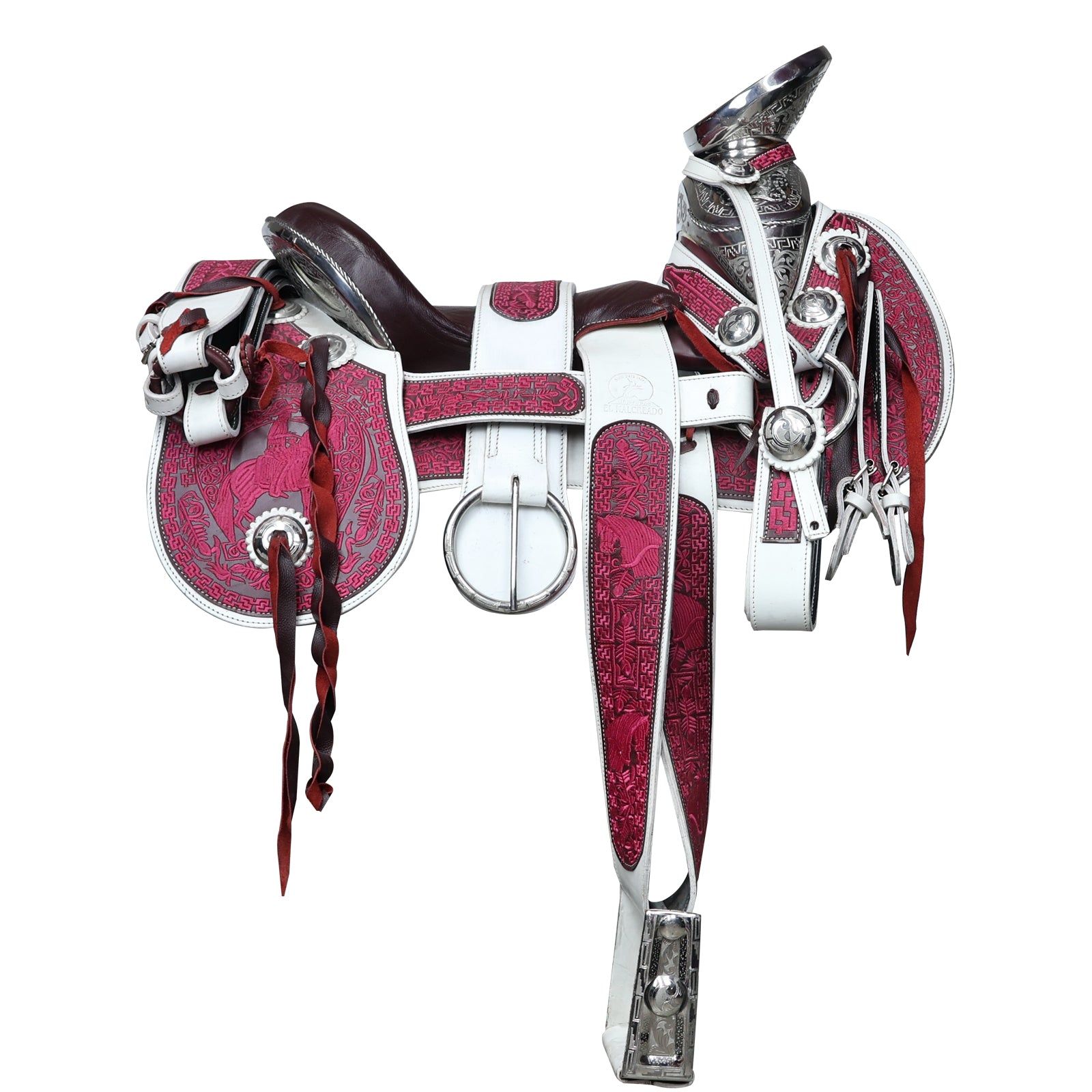 Montura charra fuste de acero