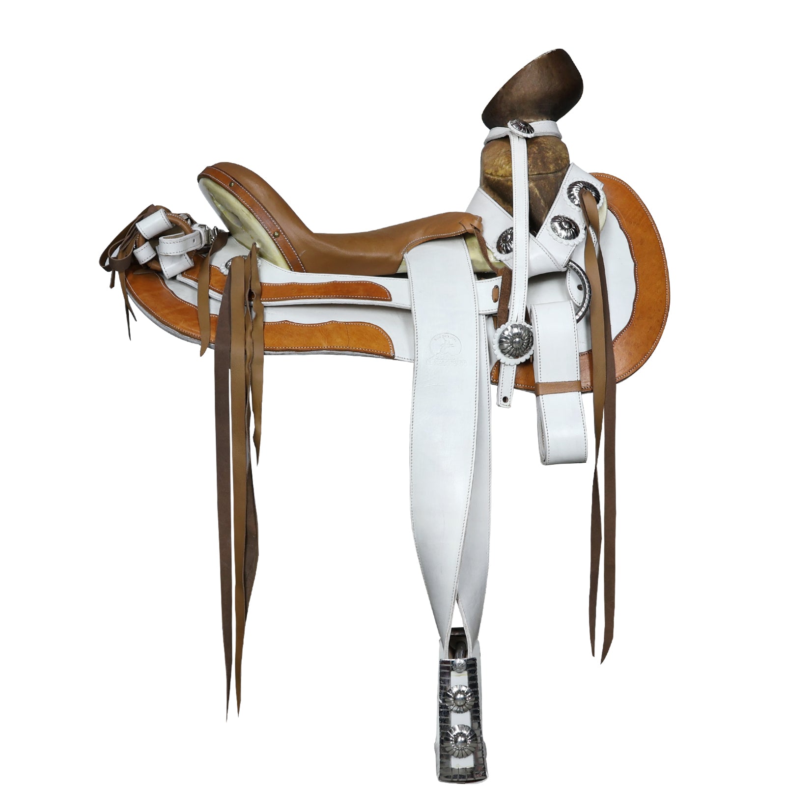 Montura charra fuste surrón media bola