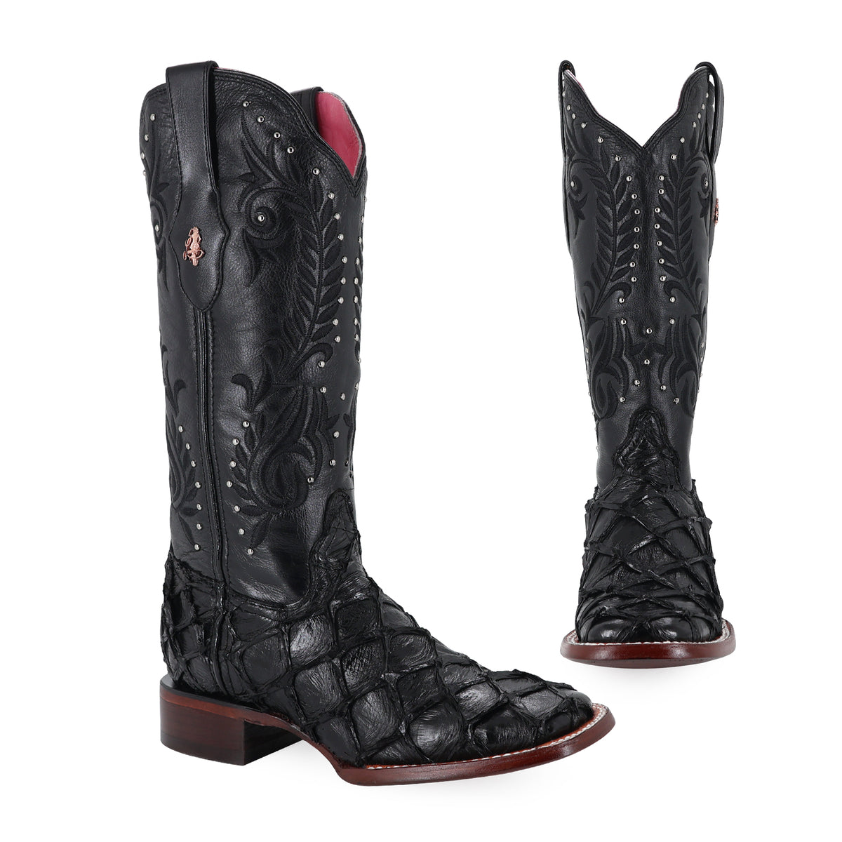 Bota vaquera para dama de piel Pescado modelo toscana
