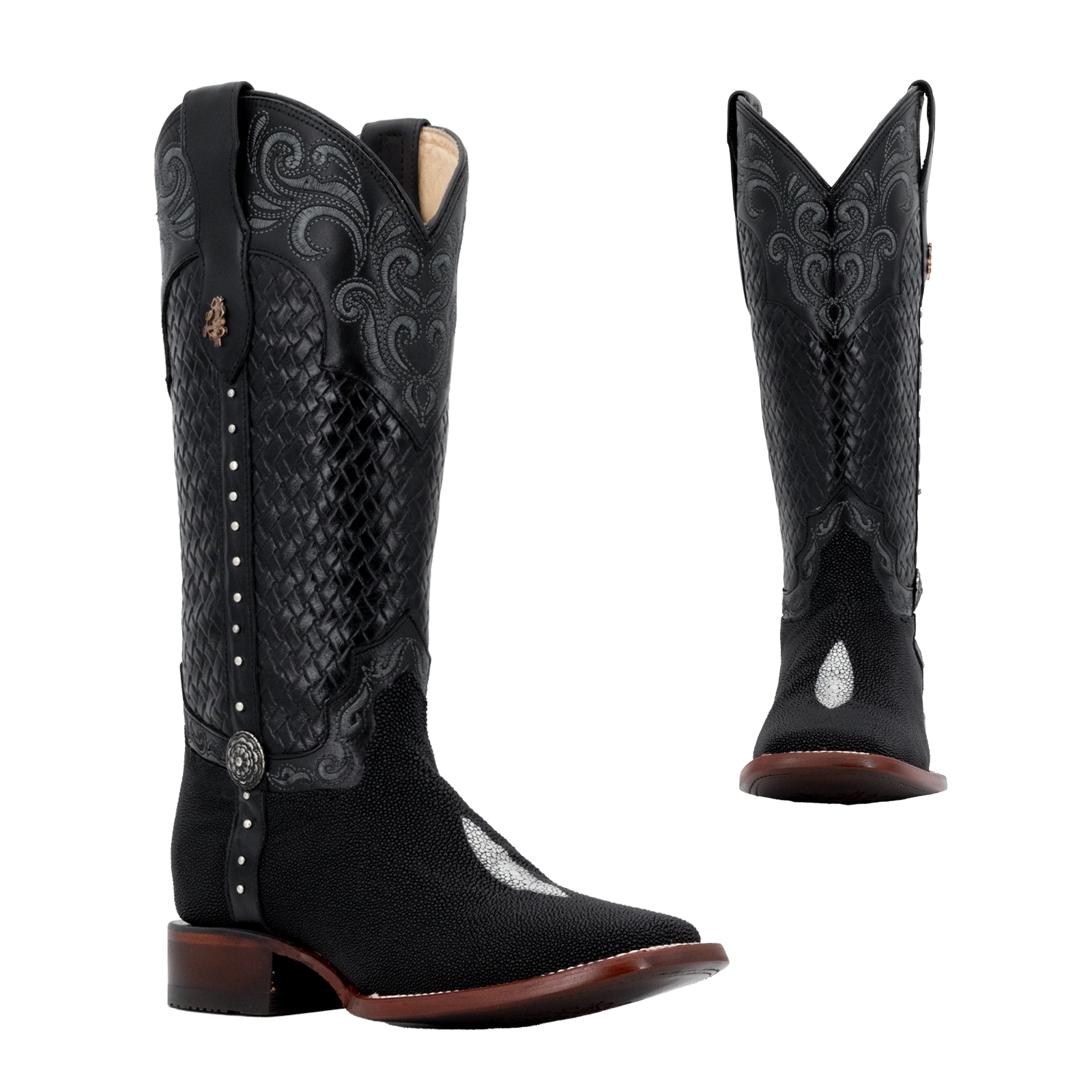Bota vaquera para dama de piel de mantarraya modelo Montana