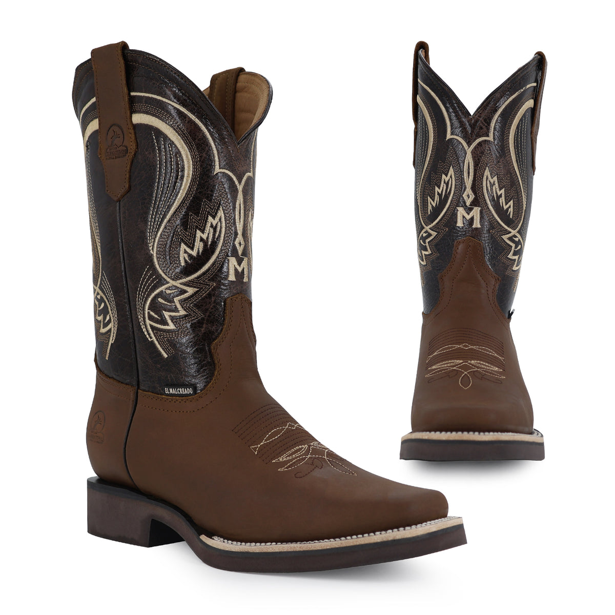 Bota Vaquera Hombre Rodeo Piel Res Suela PU