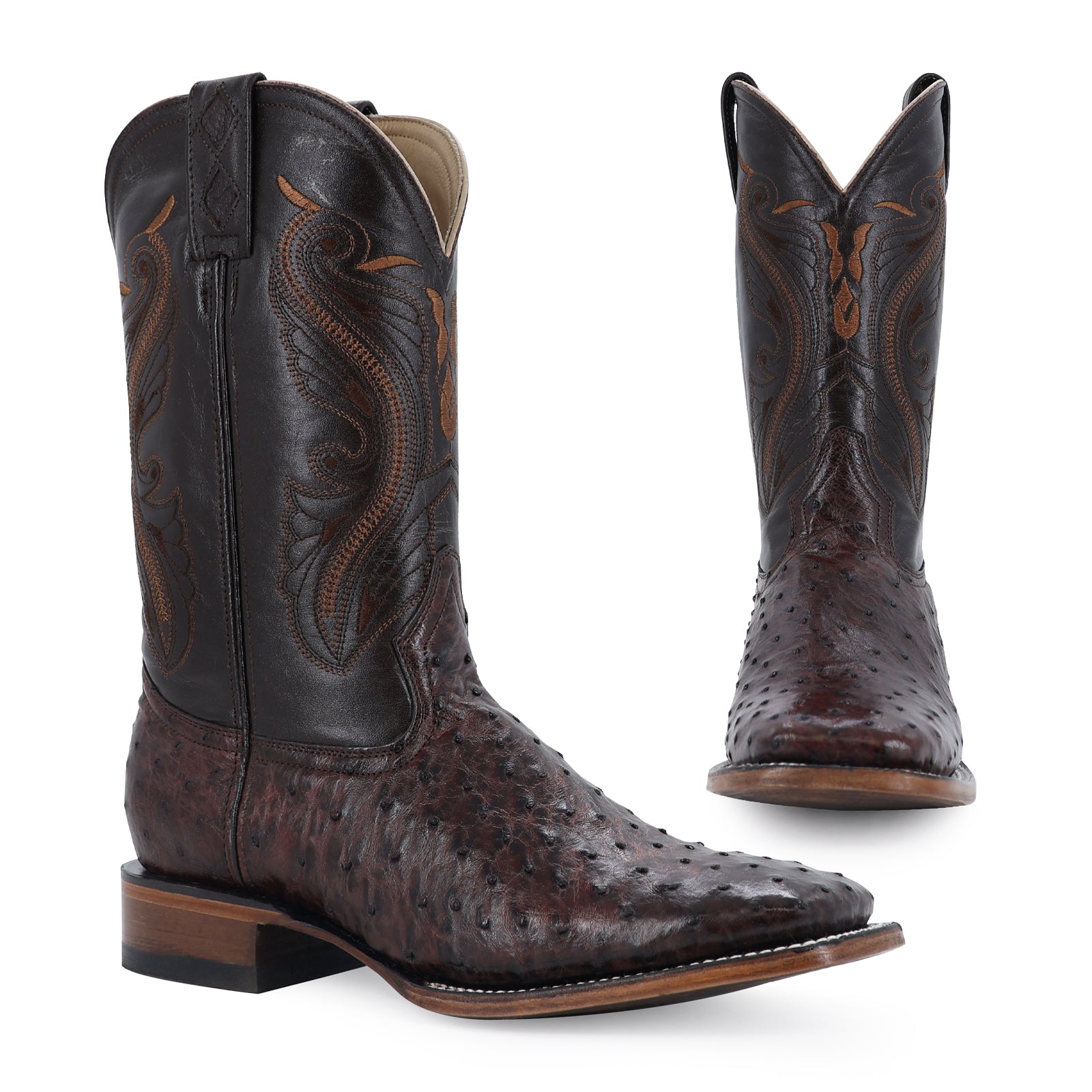 Bota Vaquera Bulldog Avestruz Tavino