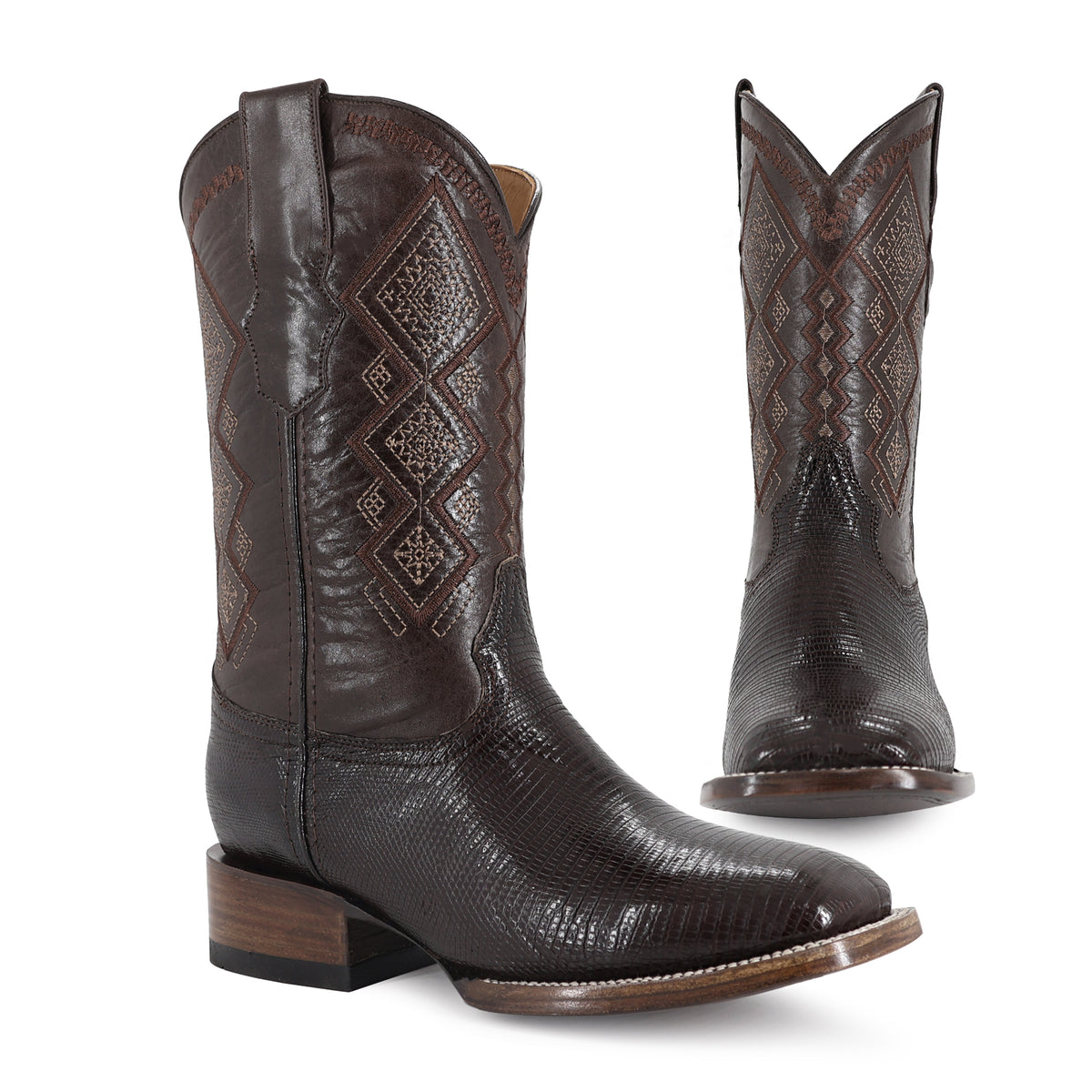 Bota Vaquera Bulldog Para Caballero Piel Lizzar