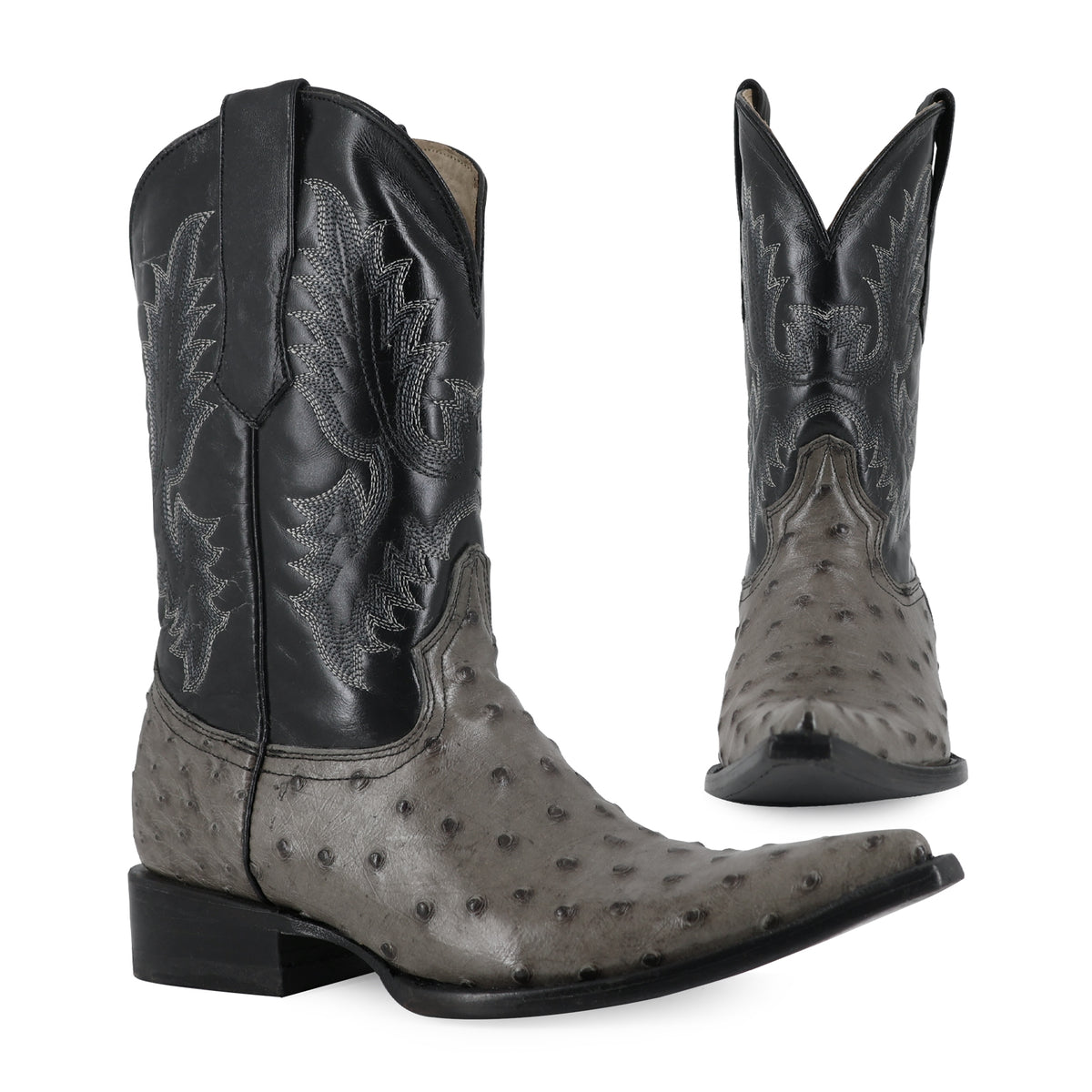 Bota Vaquera Chihuahua Para Caballero Piel Avestruz