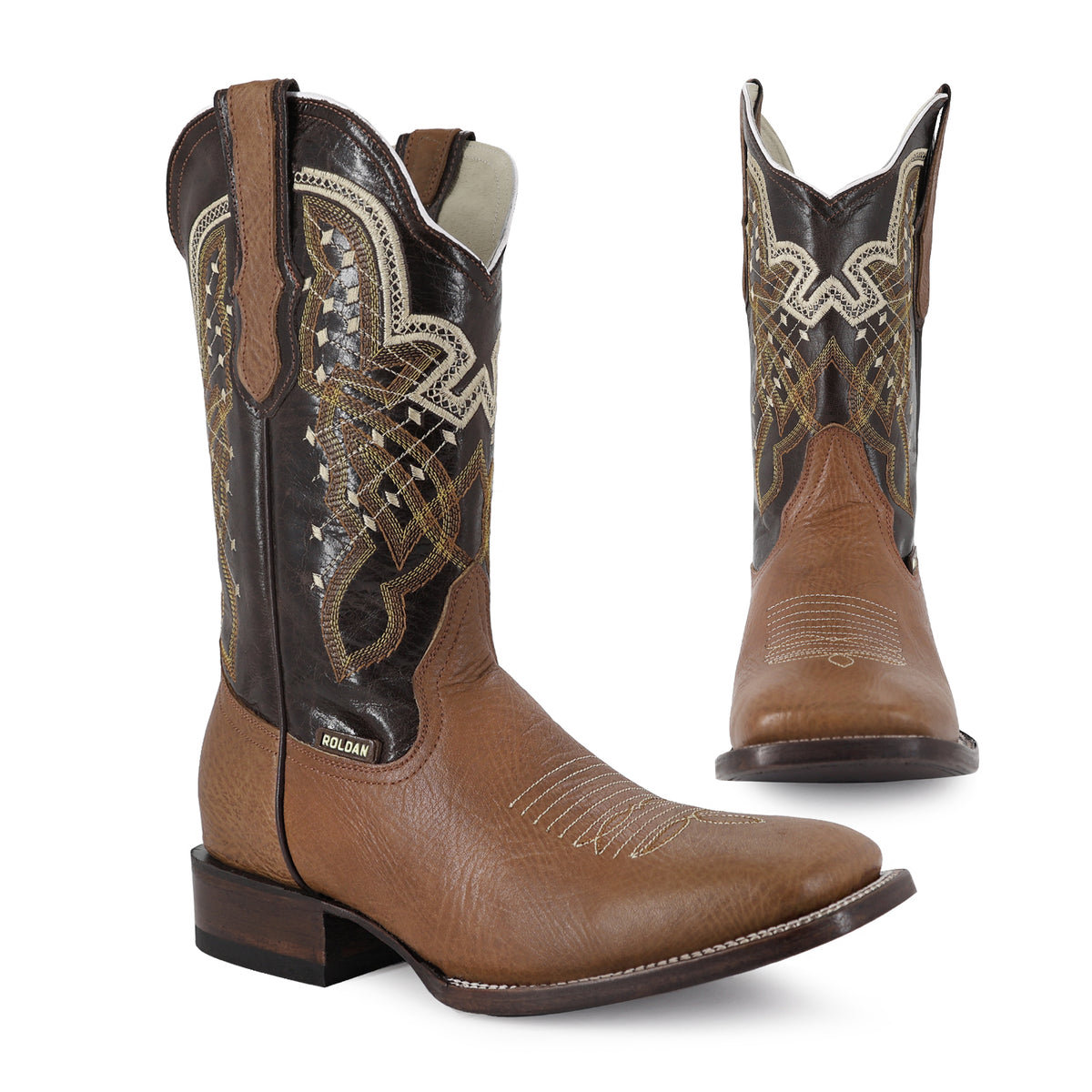 Bota Vaquera Bulldog Para Caballero Piel Búfalo