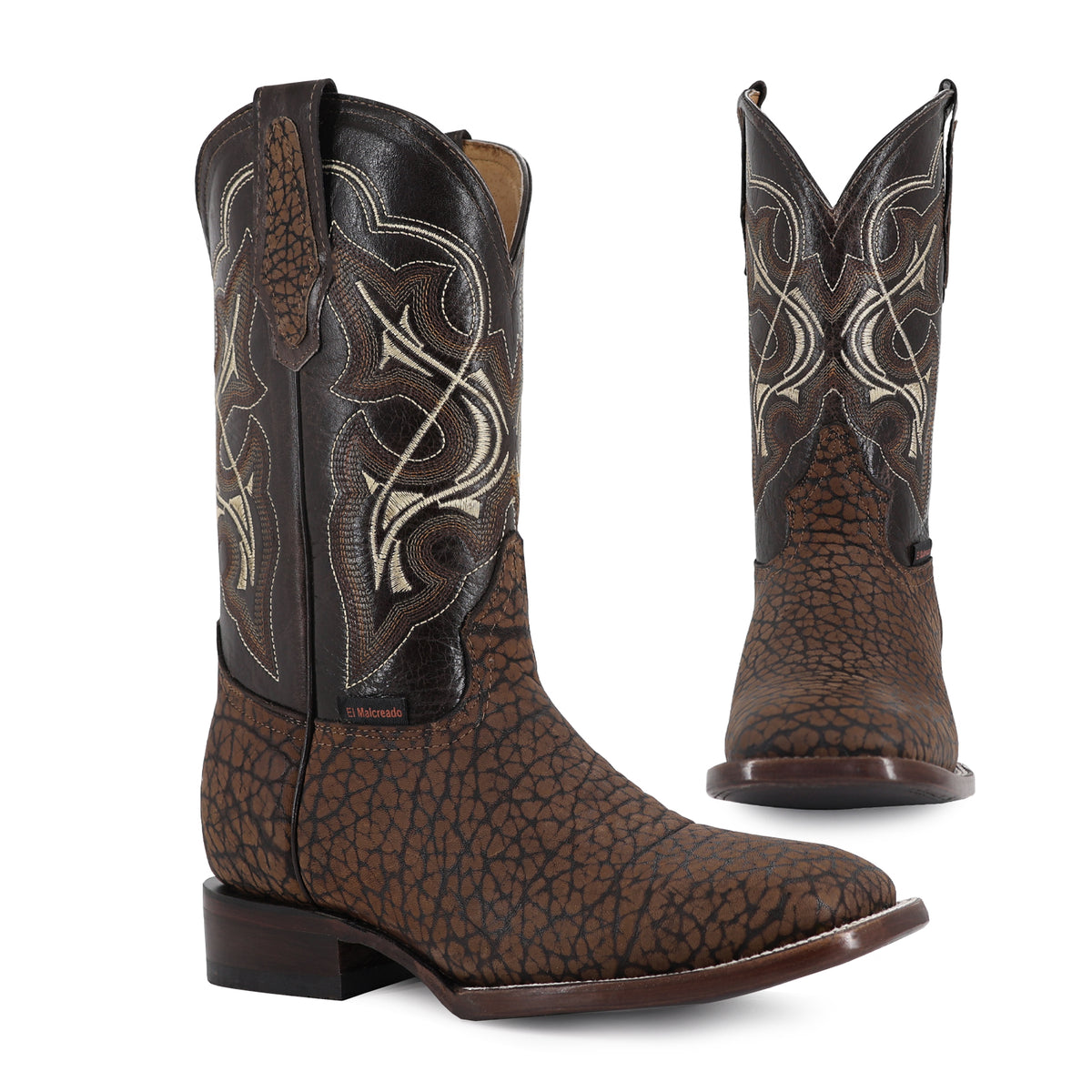 Bota Vaquera Bulldog Para Caballero Piel Cuello De Toro