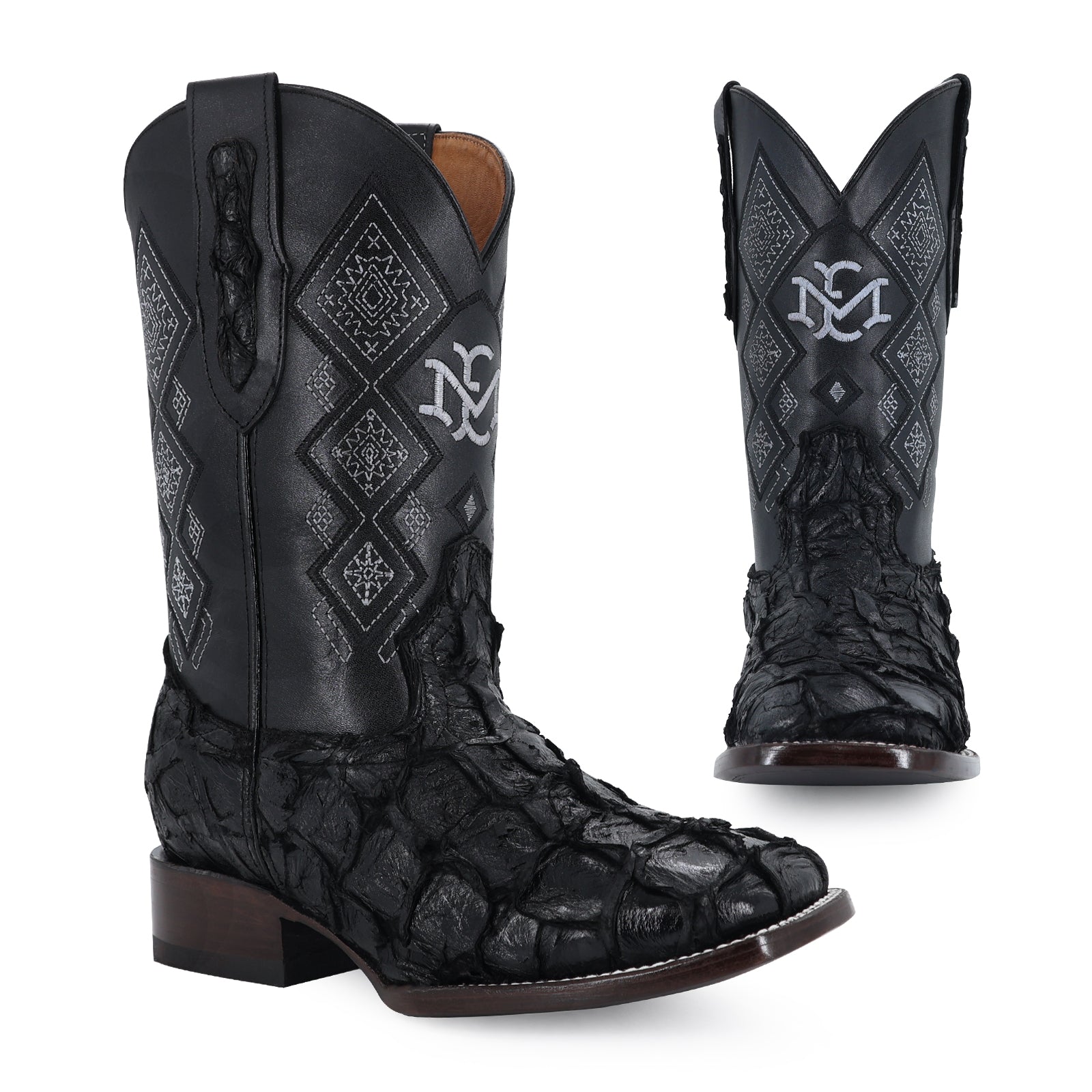 Bota Vaquera Bulldog Pescado Negro
