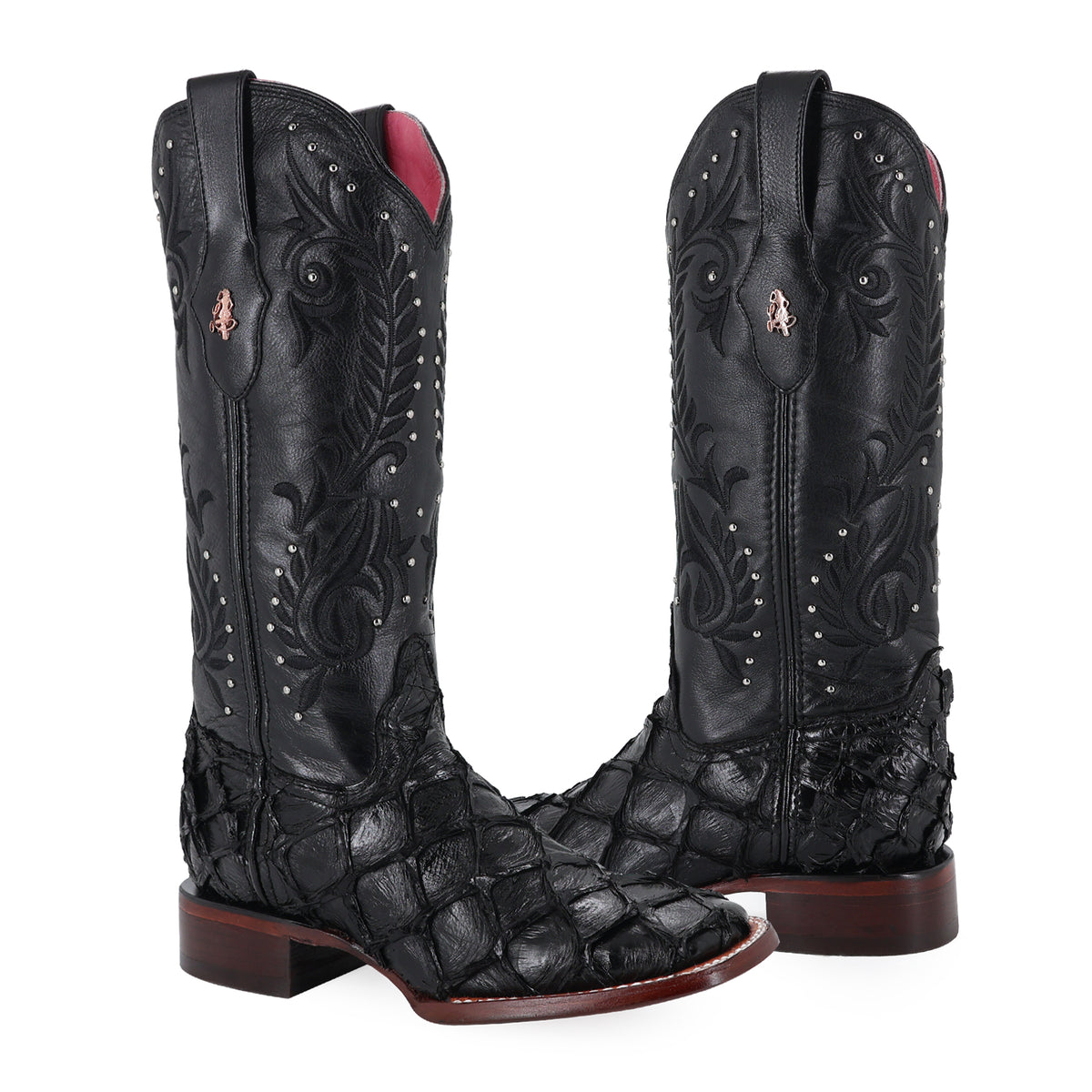 Bota vaquera para dama de piel Pescado modelo toscana