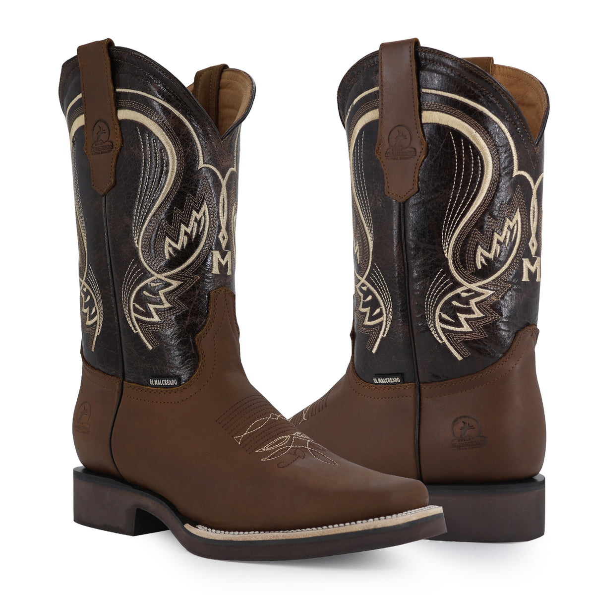 Bota Vaquera Hombre Rodeo Piel Res Suela PU