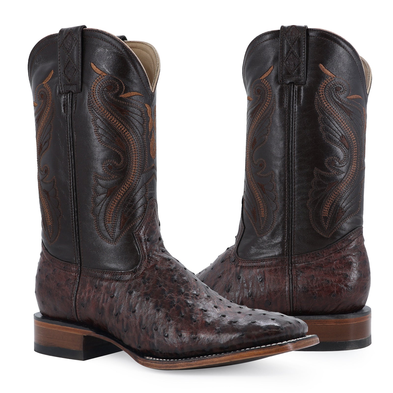 Bota Vaquera Bulldog Avestruz Tavino