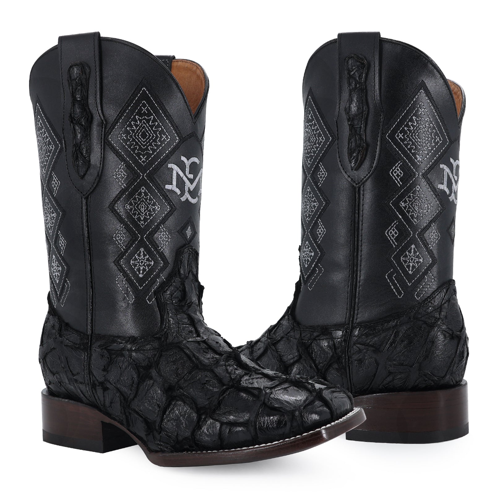 Bota Vaquera Bulldog Pescado Negro