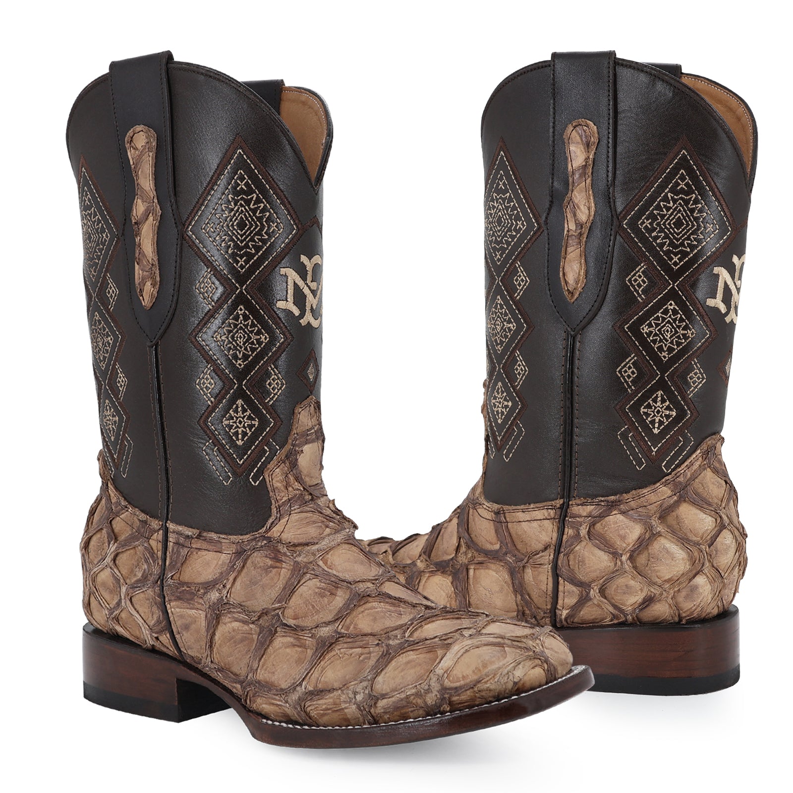 Bota Vaquera Bulldog Pescado Nobuck Cafe