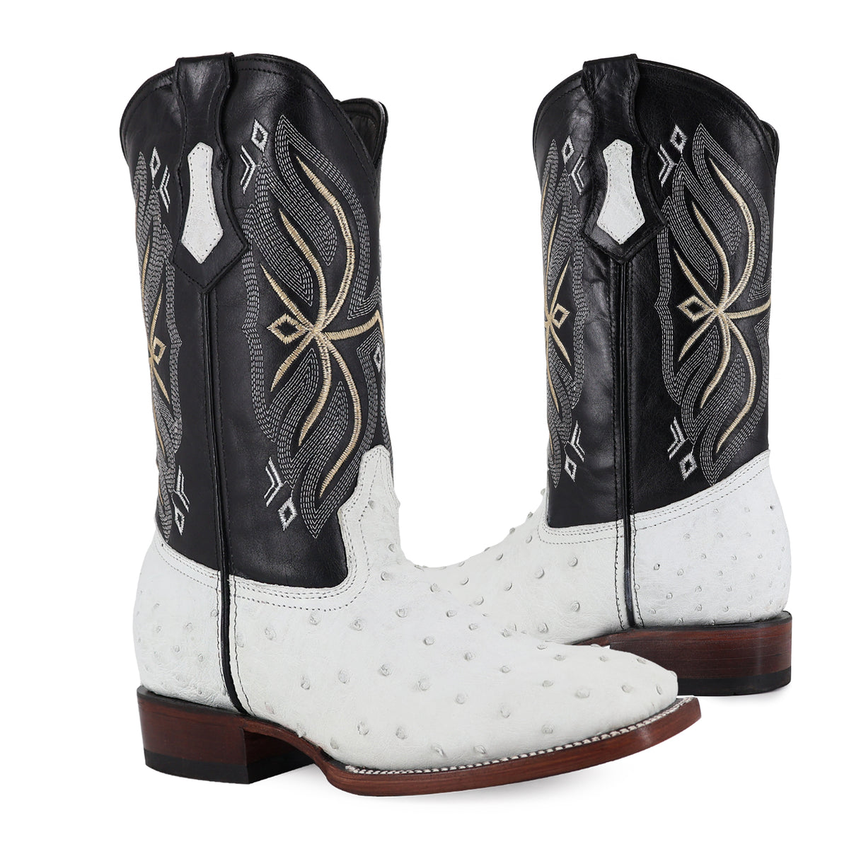 Bota Vaquera Bulldog Para Caballero Piel De Avestruz
