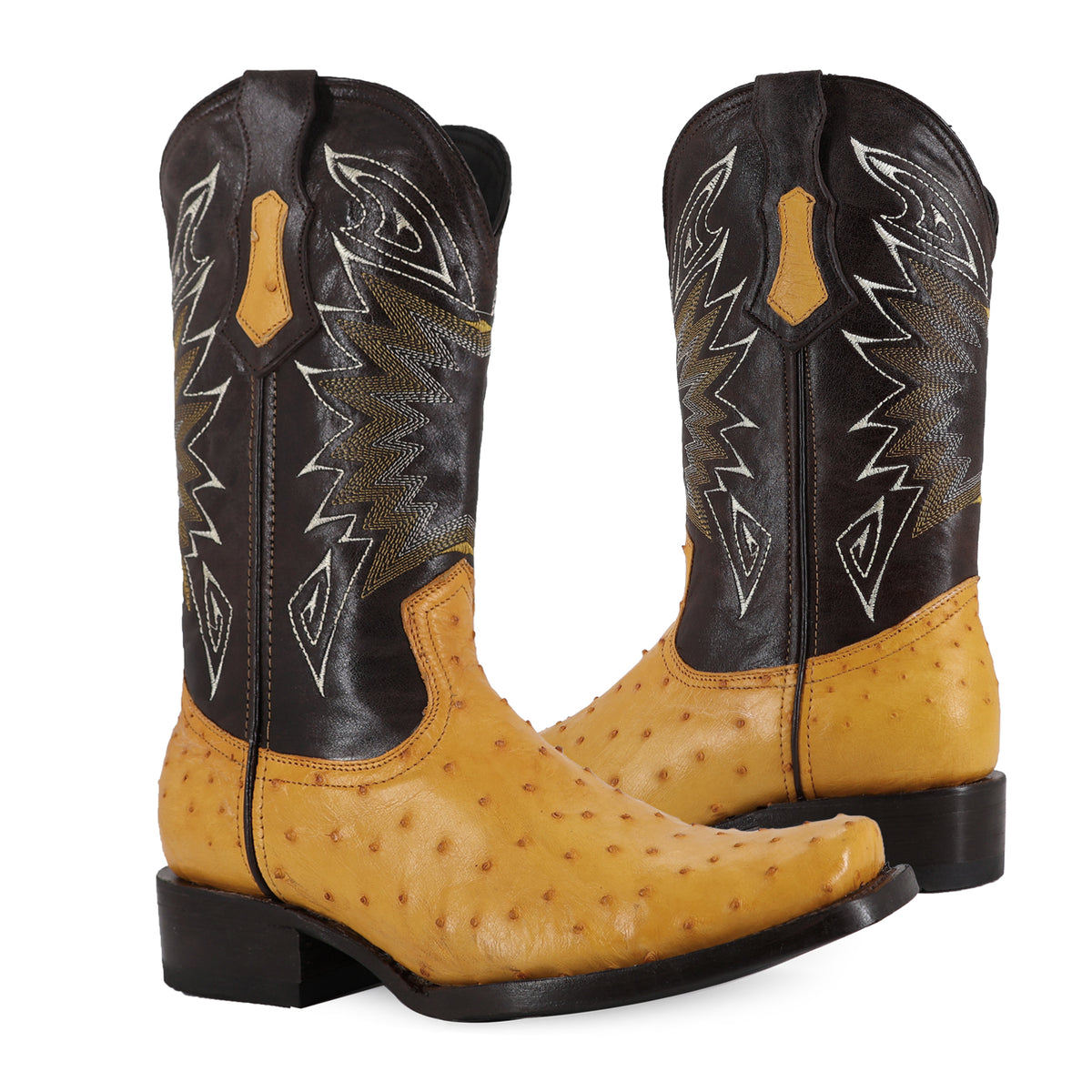 Bota Vaquera Dubai Para Caballero Piel De Avestruz