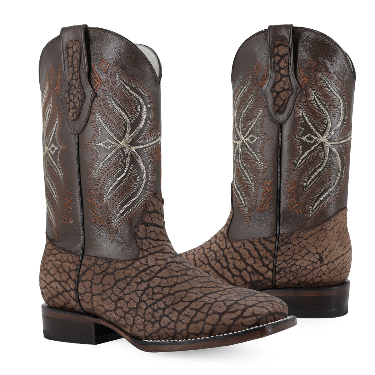 Bota Vaquera Bulldog Para Caballero Piel Cuello De Toro