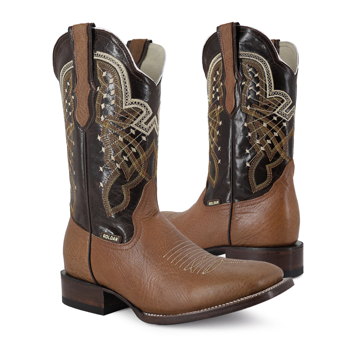 Bota Vaquera Bulldog Para Caballero Piel Búfalo
