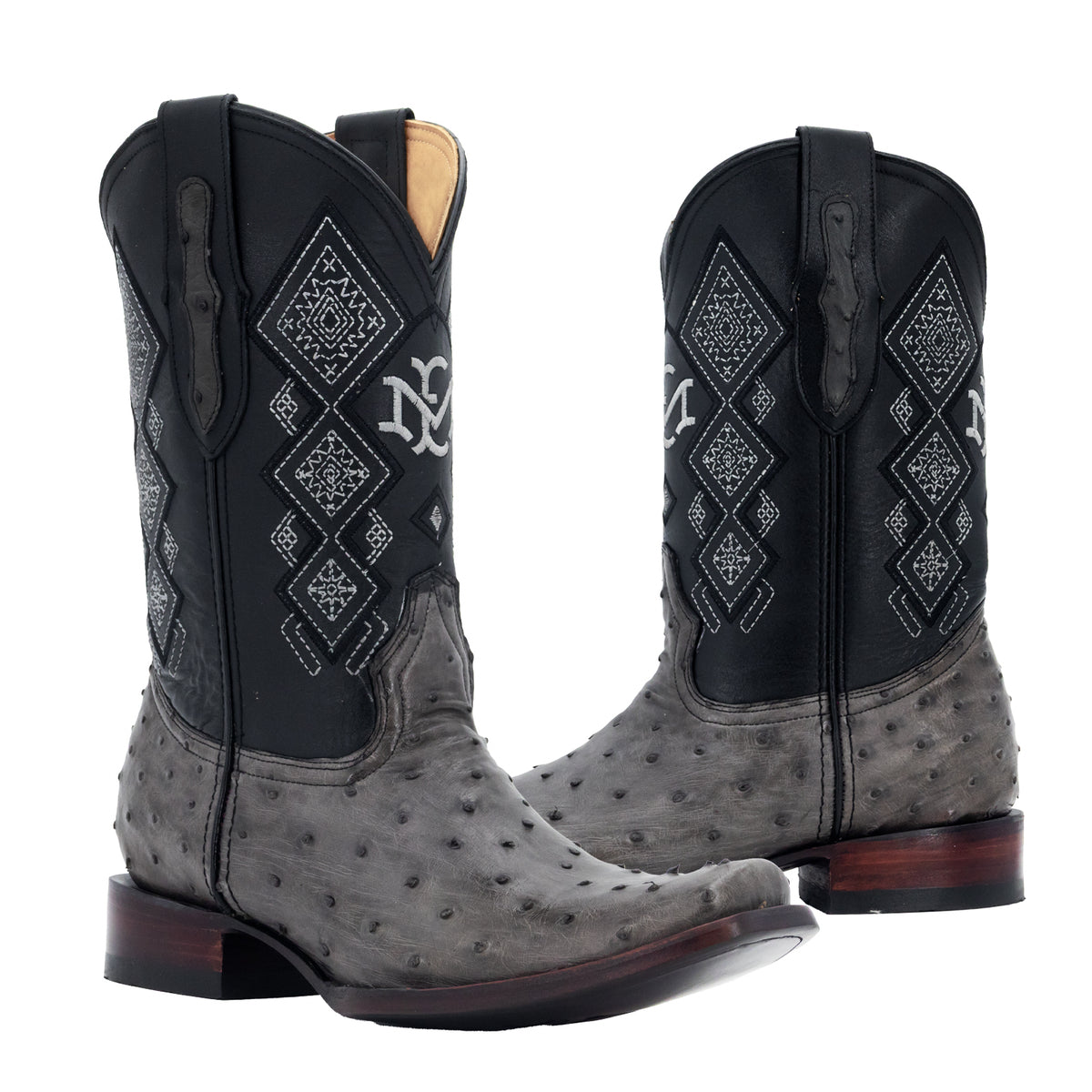 Bota Vaquera Dubai Para Caballero Piel De Avestruz