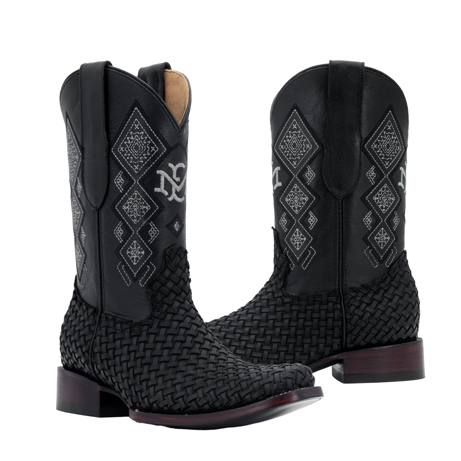 Bota Vaquera Dubai Petatillo Negro