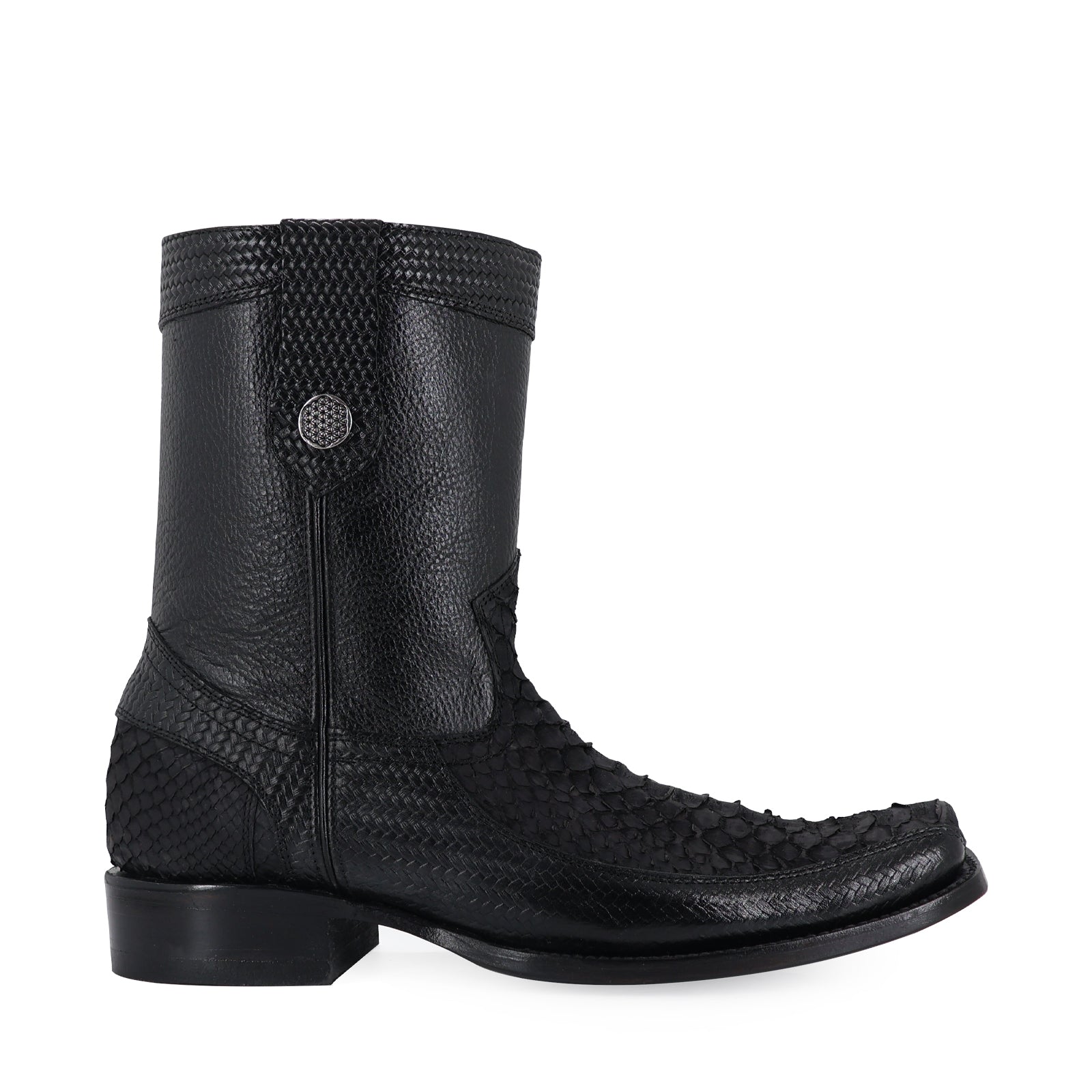 Botin Orion En Piel De Piton Nobuck