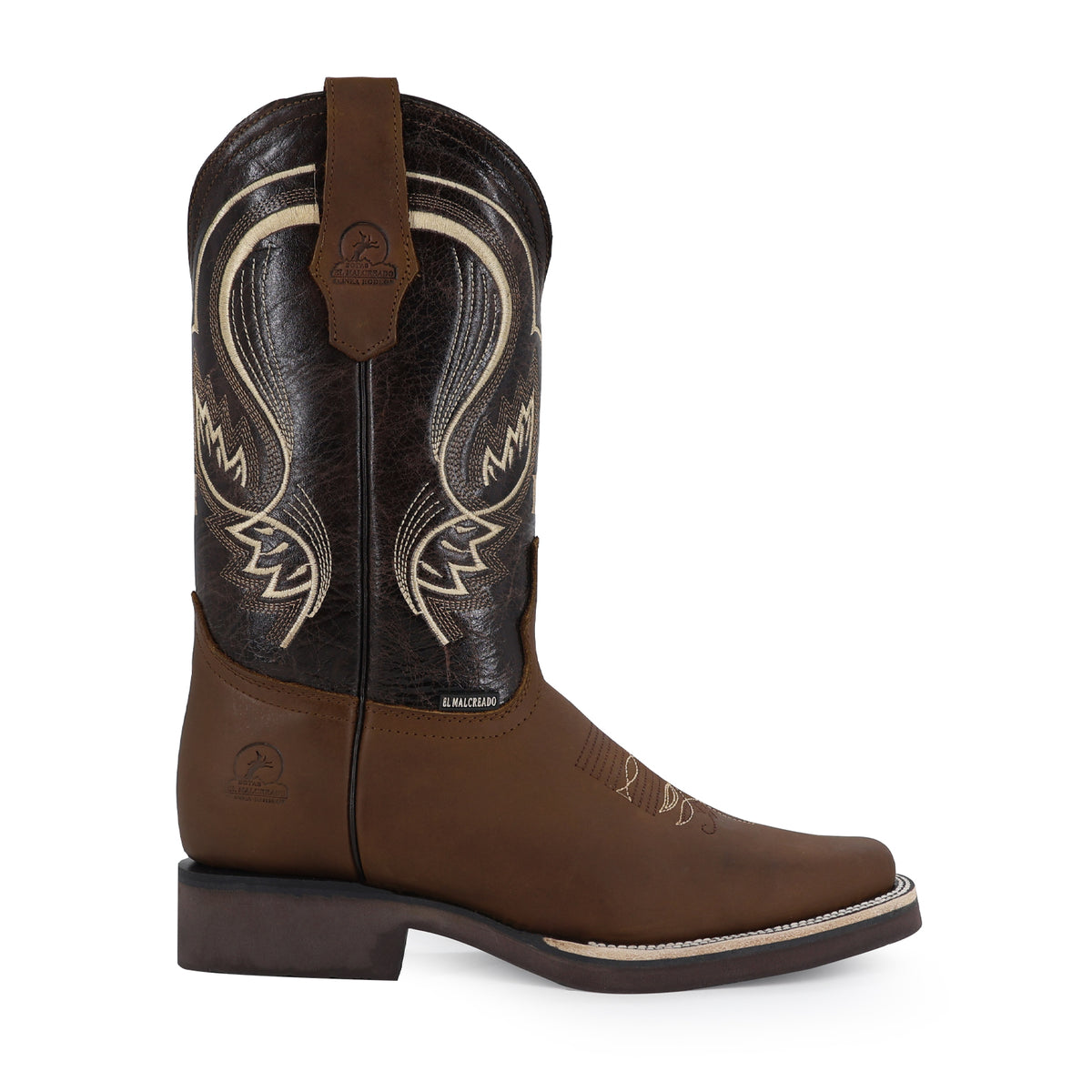 Bota Vaquera Hombre Rodeo Piel Res Suela PU