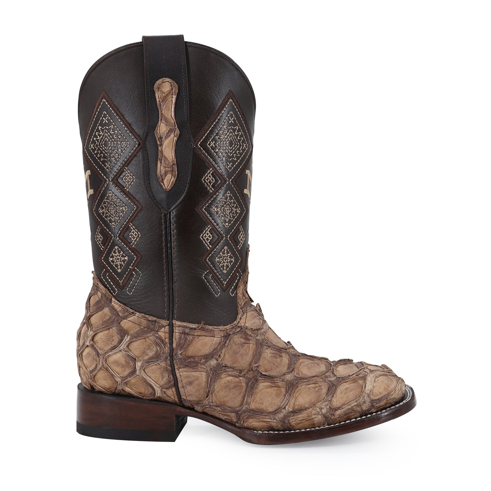 Bota Vaquera Bulldog Pescado Nobuck Cafe
