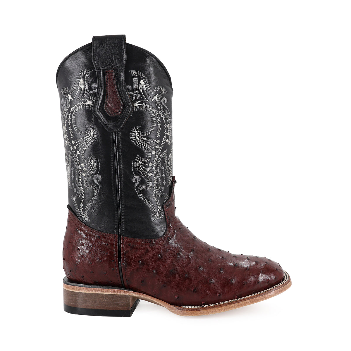 Bota Vaquera Bulldog Para Caballero Piel De Avestruz