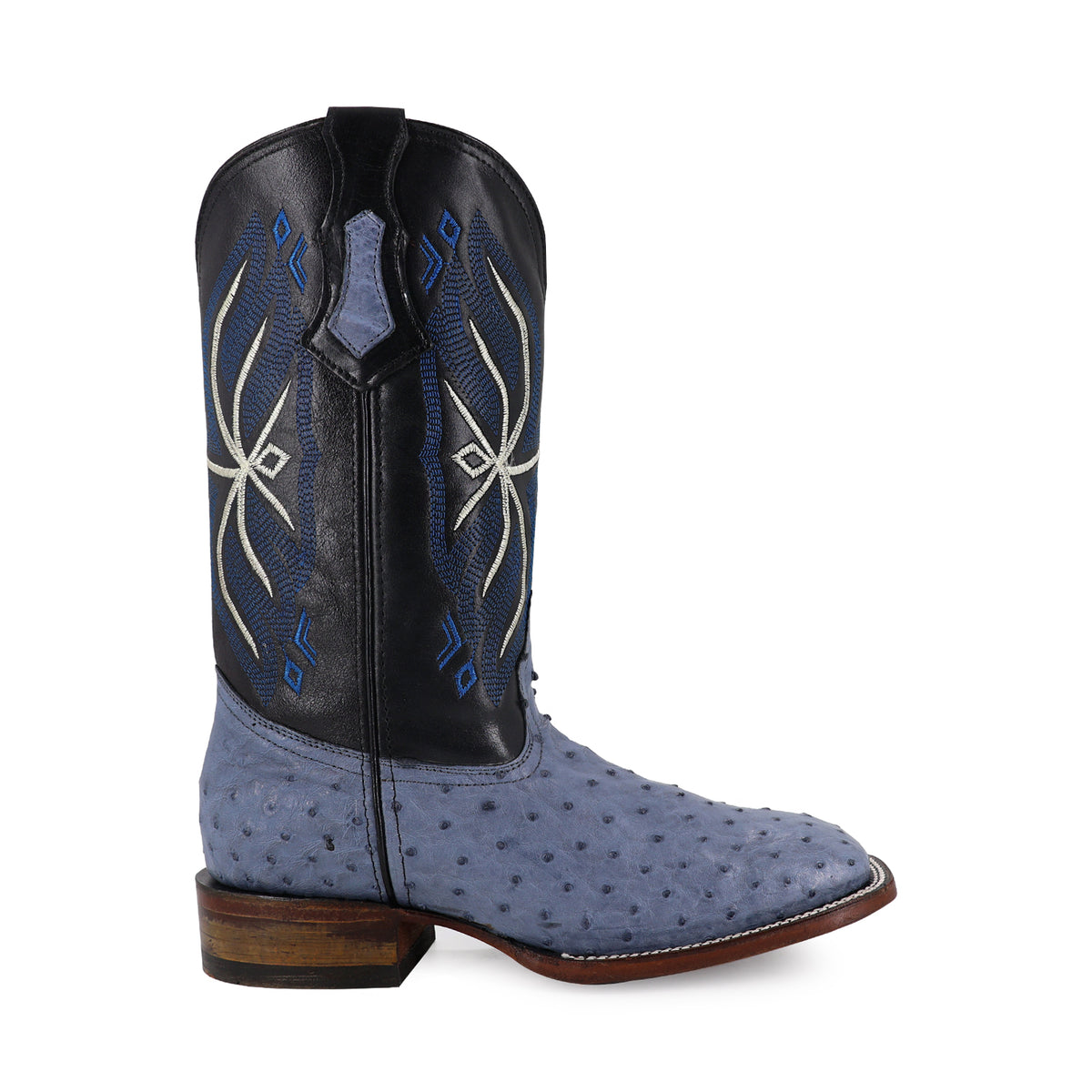 Bota Vaquera Bulldog Para Caballero Piel De Avestruz