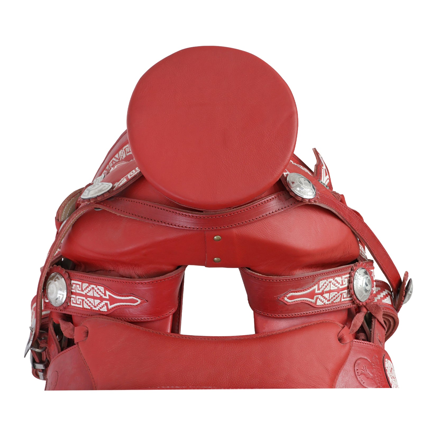 Montura Cuadrada Roja Piteada