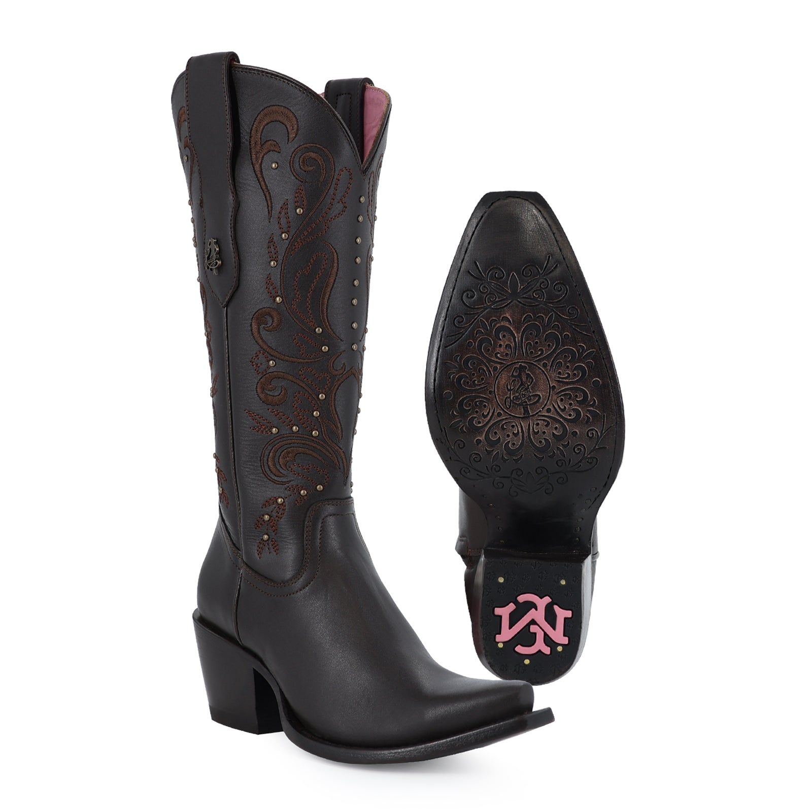 Bota vaquera para dama de piel modelo Opera