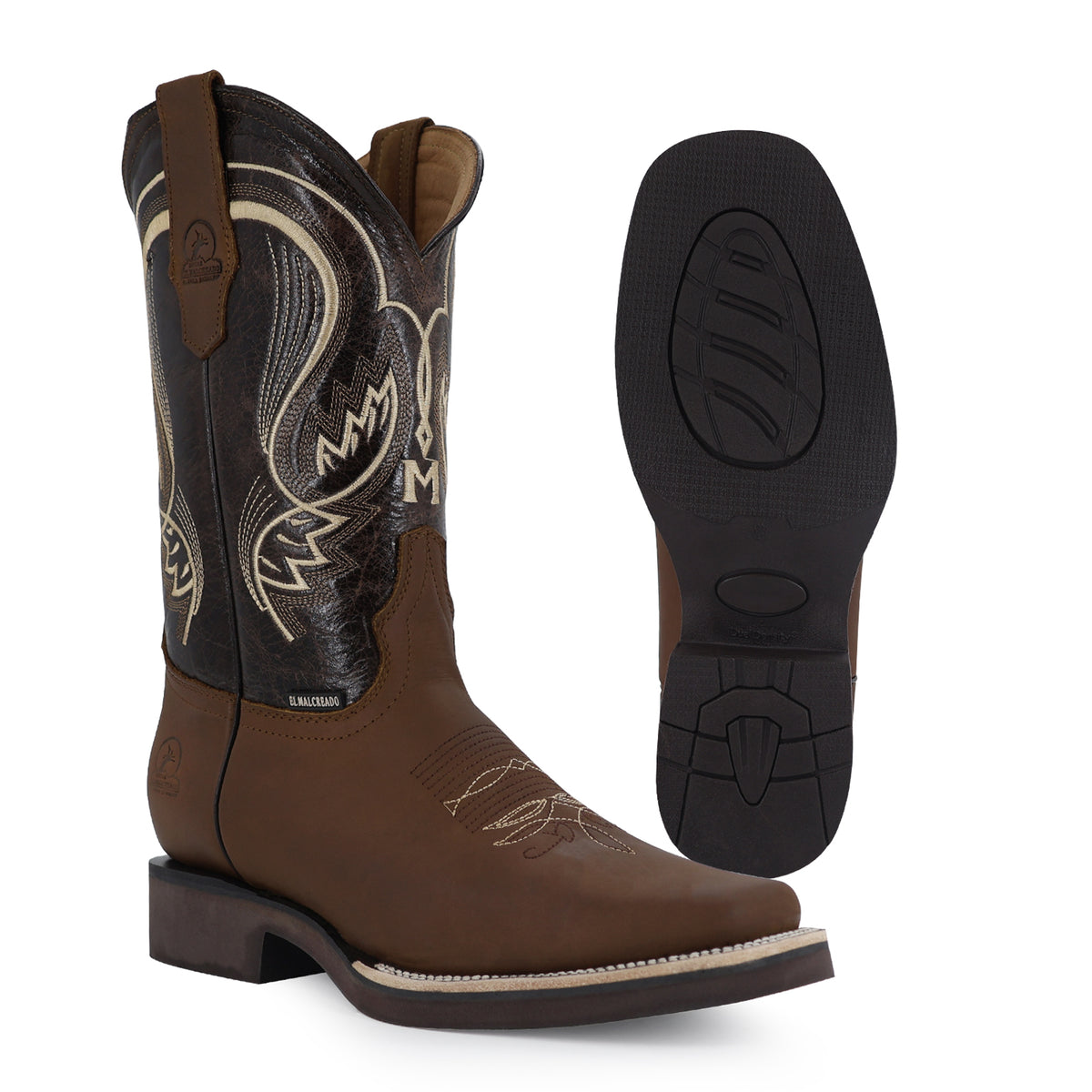 Bota Vaquera Hombre Rodeo Piel Res Suela PU
