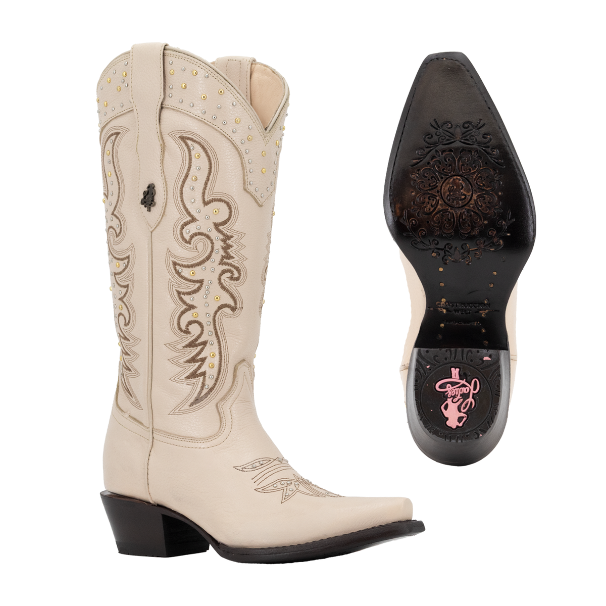 Bota vaquera para dama de piel modelo dakota
