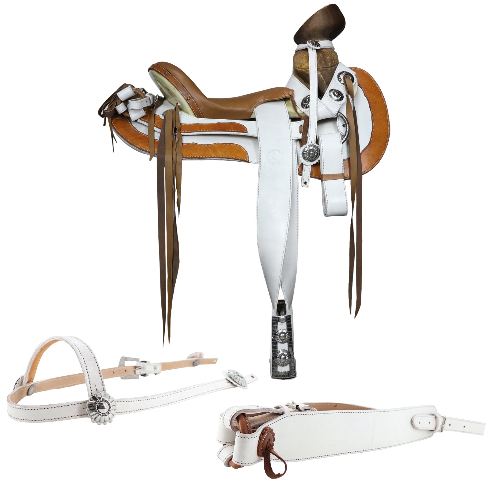 Montura charra fuste surrón media bola