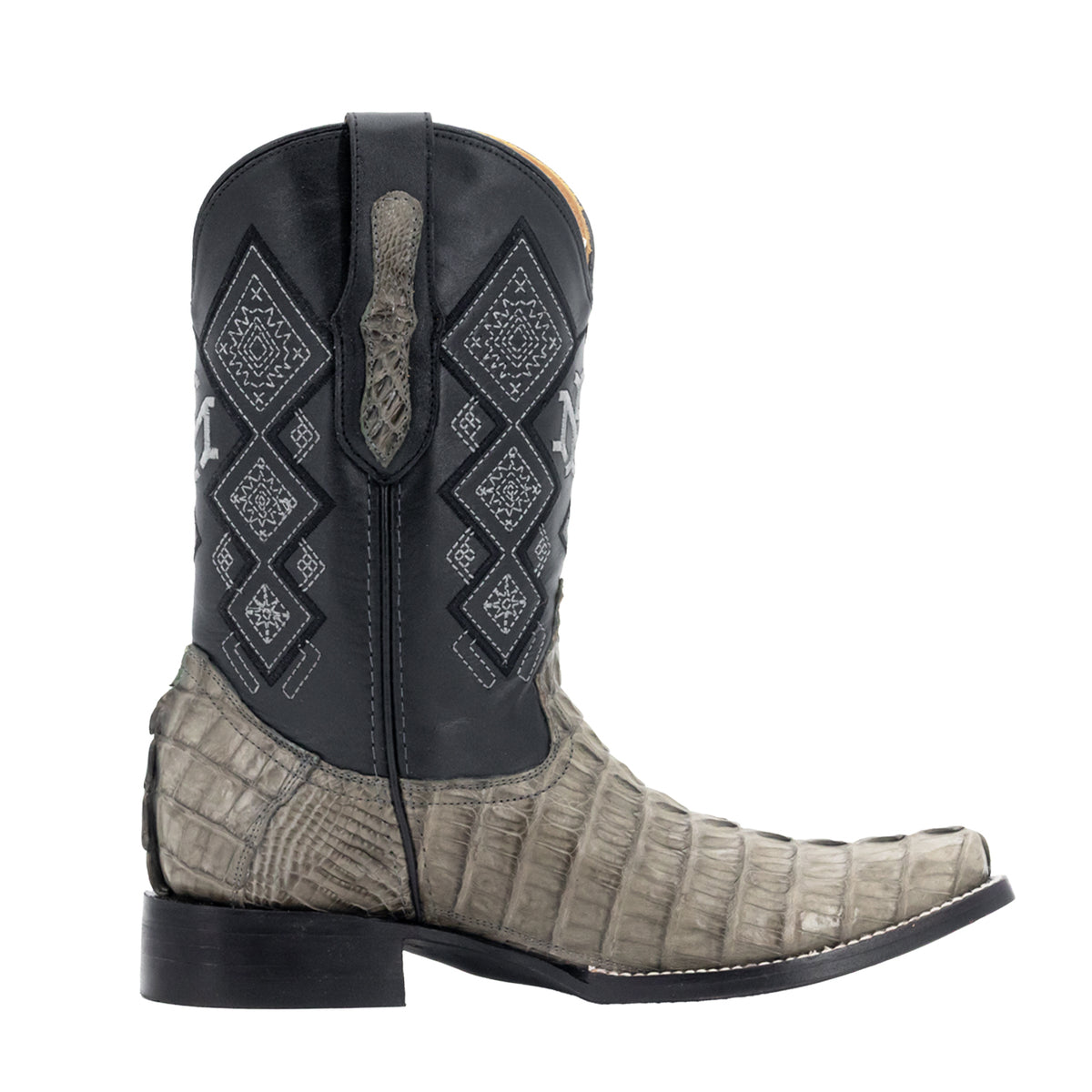 Bota Vaquera Dubai Para Caballero Piel Cocodrilo Cola