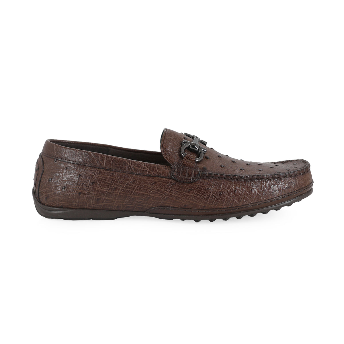 Zapato Glamour Para Hombre En Piel Avestruz