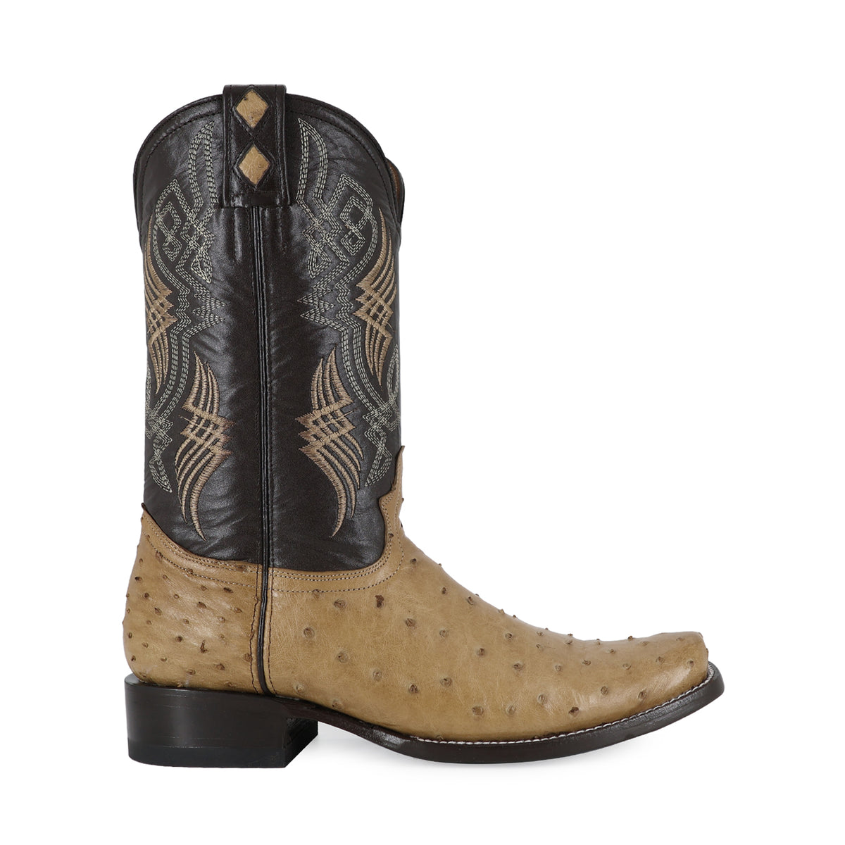 Bota Vaquera Dubai Para Caballero Piel De Avestruz