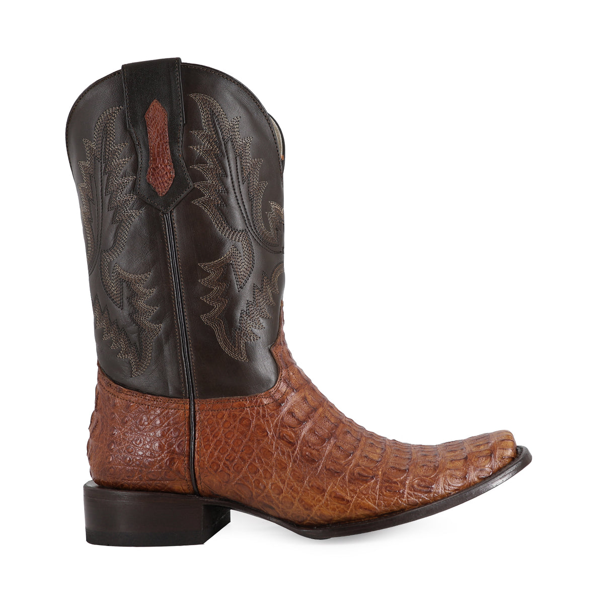 Bota Vaquera Dubai Para Caballero Piel Cocodrilo Lomo