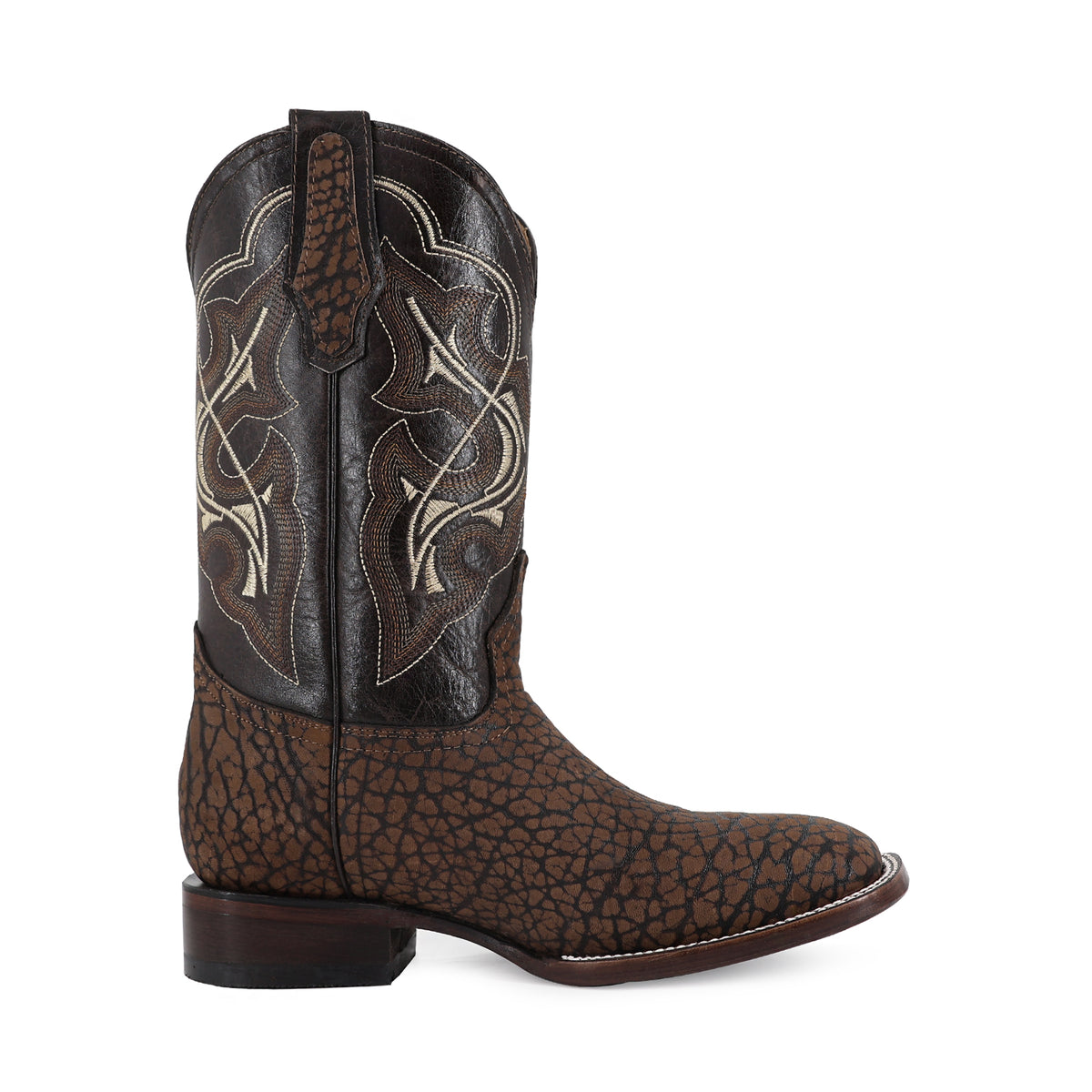 Bota Vaquera Bulldog Para Caballero Piel Cuello De Toro