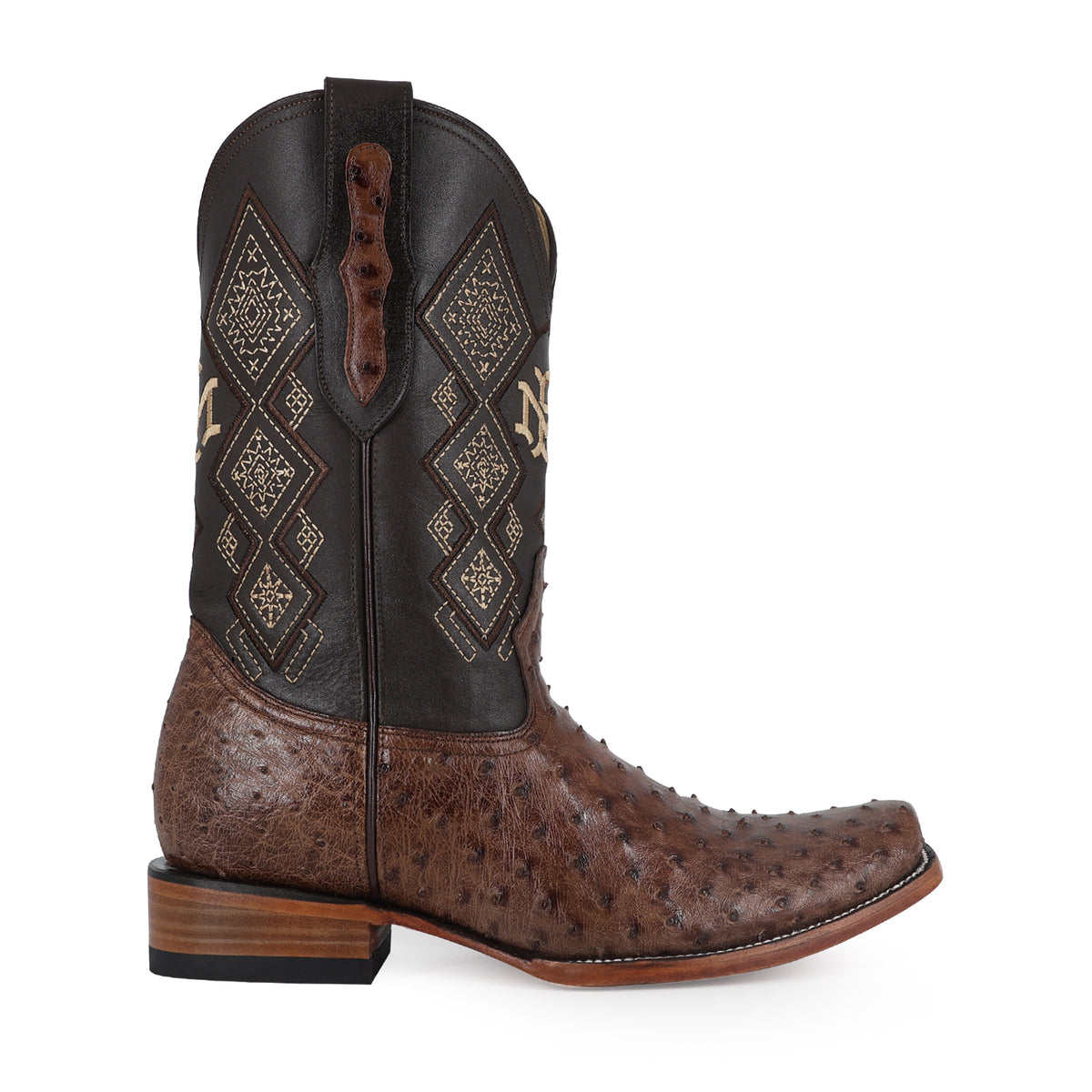 Bota Vaquera Dubai Para Caballero Piel De Avestruz